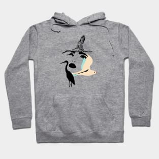 Minimalist Bird Lady - Bird Lover Hoodie